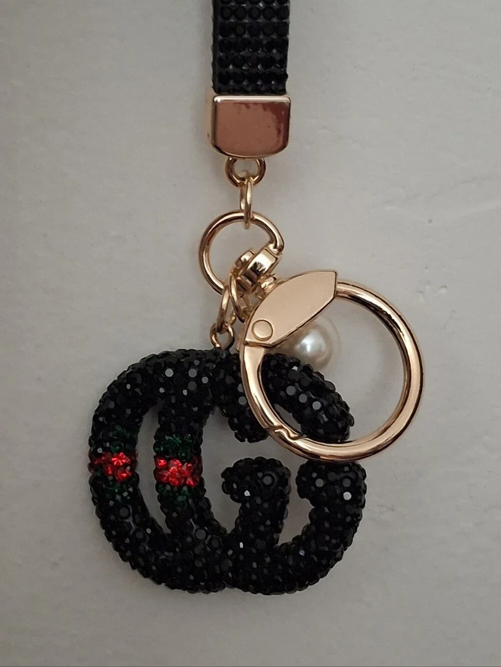 Luxurious Designer Inspired Keychain Bag Charm